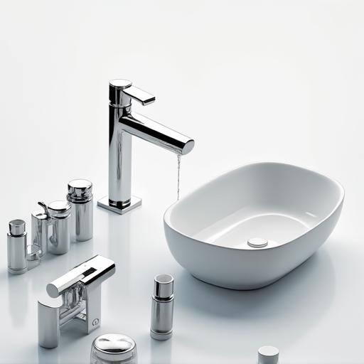 Modern plumbing fixtures and sanitary ware